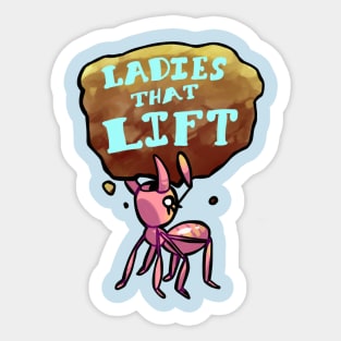 Ladies that Lift Sticker